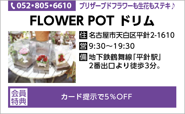 FLOWER POT ドリム